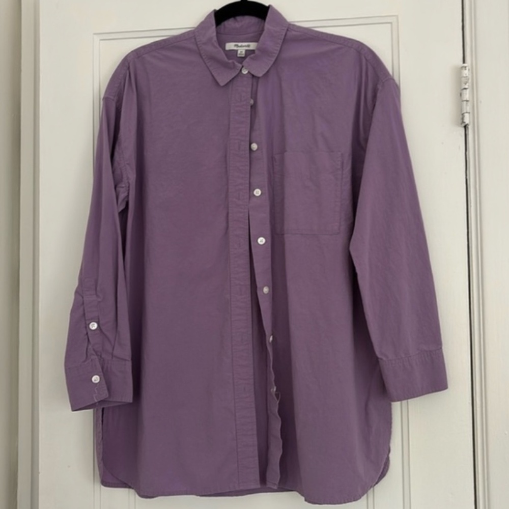 Madewell Women's Purple Shirt